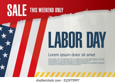 Labor day. Sale