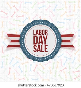 Labor Day Sale Background Template