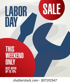 labor day sale banner