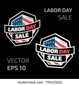 Labor day sale banner