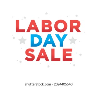 Labor Day Sale Banner Happy Labor Stock Vector (Royalty Free ...