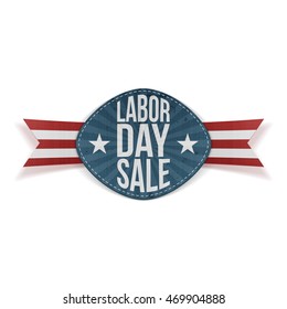 Labor Day Sale realistic festive Banner