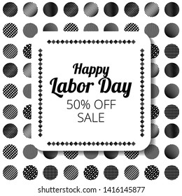 Labor Day sale. Vector banner