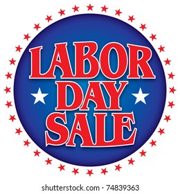Labor Day Sale Vector Lettering