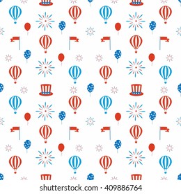 Labor Day seamless pattern