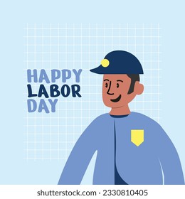 labor day simple vector design