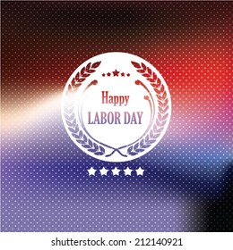 labor day soft abstract background vector illustration