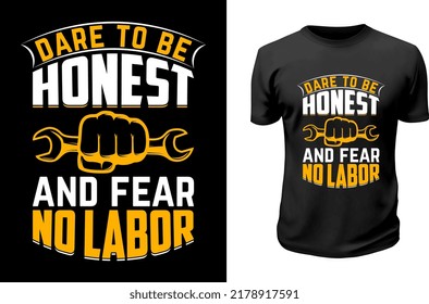 Labor Day T shirt Design. 