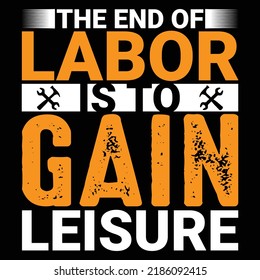 Labor Day T Shirt Design