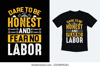 Labor day t shirt design, September first Monday, USA holiday.