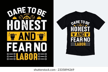 Labor day t shirt design, September first Monday, USA holiday.