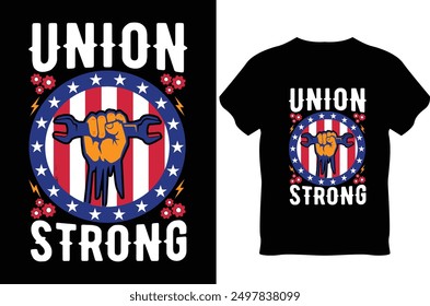 Labor Day t shirt design. Happy labor day. Vintage labor day t shirt design. Vintage t shirt design. Editable Happy labor day t shirt design.