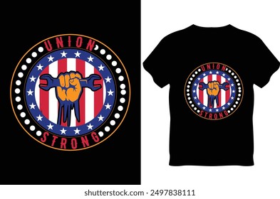 Labor Day t shirt design. Happy labor day. Vintage labor day t shirt design. Vintage t shirt design. Editable Happy labor day t shirt design.