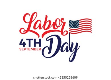 Labor Day Text Effect Design.