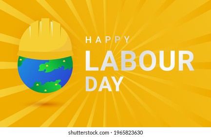 labor day themed design illustration