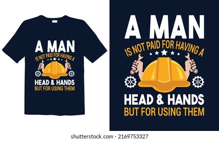 Labor day t-shirt design. Best for fashion graphics, t-shirt prints, posters, stickers, décor elements, t-shirts, and prints.