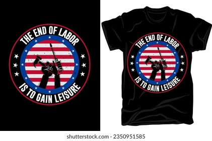 Labor Day t-shirt design. Funny Gift Labor T-shirt Design For Workers. Typography, Custom, Vector t-shirt design. World labor day t-shirt design