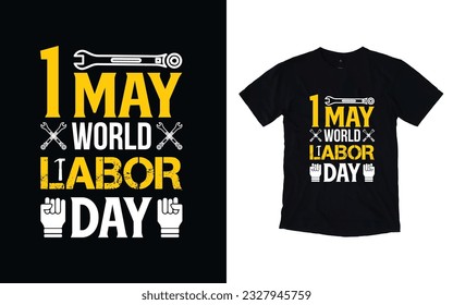 Labor day t-shirt design, happy labor day typography t shirt design.
