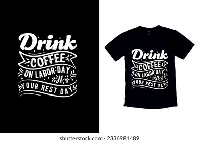 Labor Day t-shirt design  Labor Day illustration, USA Labor Day Tshirt