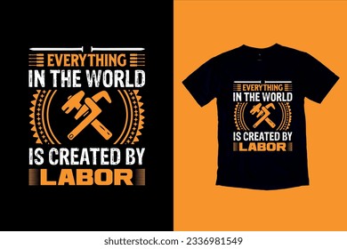 Labor Day t-shirt design  Labor Day illustration, USA Labor Day Tshirt