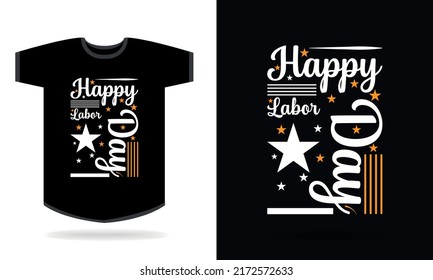 Plantilla de diseño de camisetas del Día del Trabajo