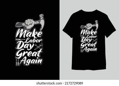 Labor day t-shirt design vector 