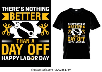 Labor day t-shirt design vector and typography templet