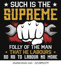 Labor day tshirt design vector design 