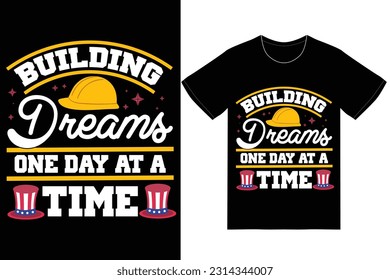 Labor Day T-shirt Design Vector. Labor Day Vector