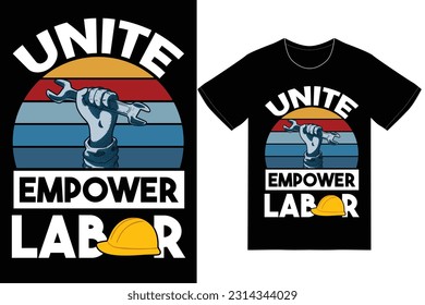 Labor Day T-shirt Design Vector. Labor Day Vector