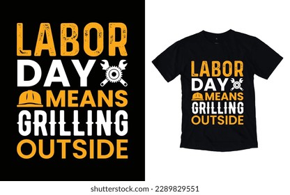 Labor day t-shirt design, Worker t-shirt design