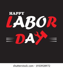 Labor Day t-shirt vector design template