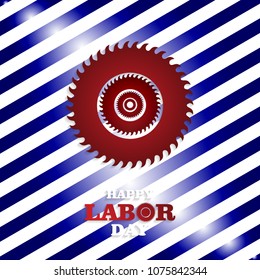 Labor day typographic design vector 