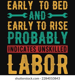 Labor day typographic tshirt design vector design 