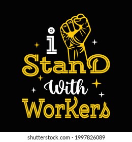 Labor Day Typography Creative T-shirt. Labor Day Shirt Vector.