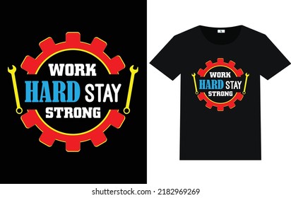 Labor Day Typography and Graphic T shirt design