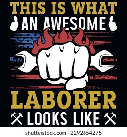 Labor day typography or graphics tshirt design