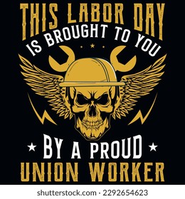 Labor day typography or graphics tshirt design