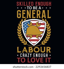 Labor day typography or graphics tshirt design