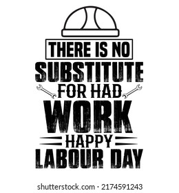 Labor day typography t shirt design