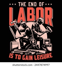 Labor Day Typography T-shirt Design, Happy Labour Day T-shirt Design, Worker Day T-shirt