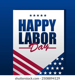 Labor Day in the United States. Holiday concept. Template for background, banner, card, poster