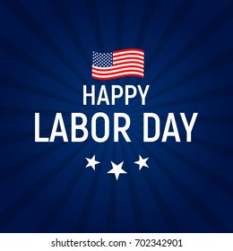 Labor Day in USA Poster Background. Vector Illustration EPS10