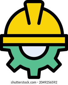 labor day vector color line icon