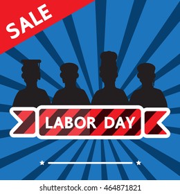 Labor day vector design