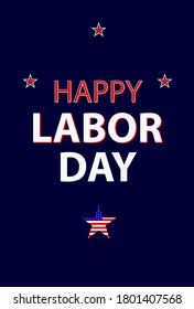 labor day vector design and USA flag symbol. banner design, USA flag labor day poster and stars. templates for posters,