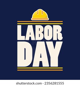 Labor day vector design using poster, banner and t-shirt