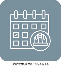 Labor Day vector icon. Can be used for printing, mobile and web applications.