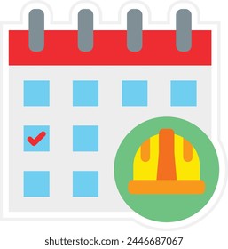 Labor Day vector icon. Can be used for printing, mobile and web applications.