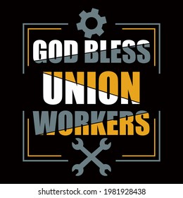 Labor day vector illustration format that are perfect for t-shirt, coffee mug, poster, cards, pillow cover, sticker, and Musk design.